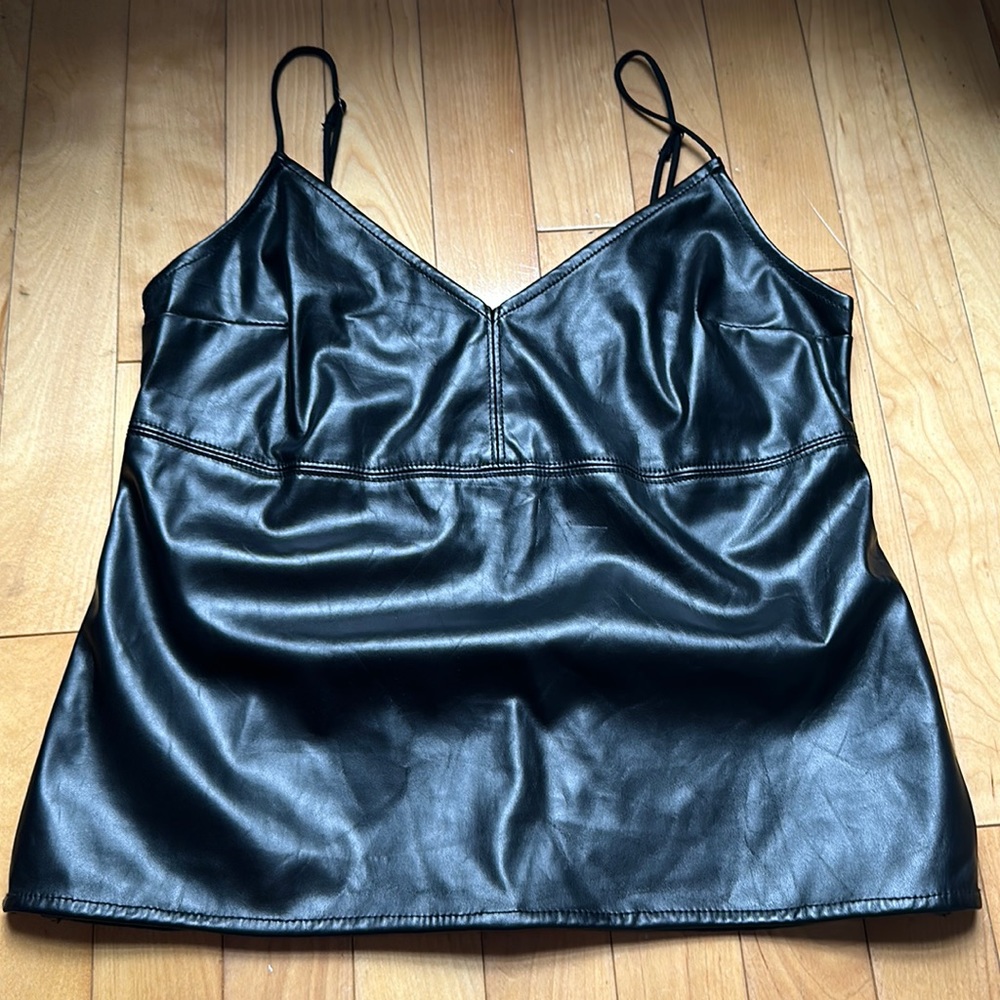 Abercrombie Leather Tank Top